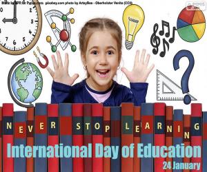 yapboz Uluslararası Eğitim Günü